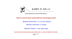 Desktop Screenshot of katzen-in-not.de